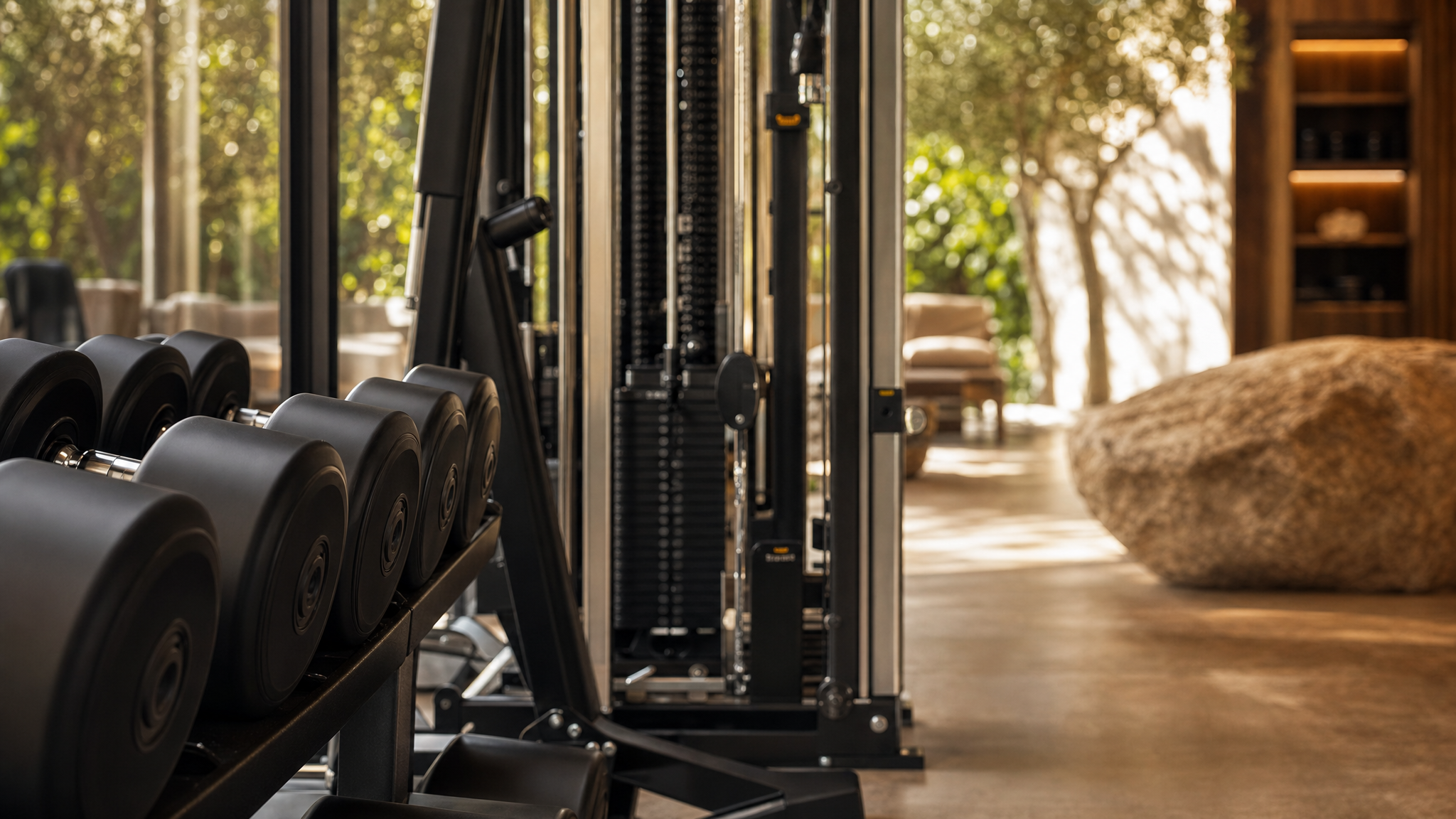 Boutique Gym Location Set, Equipment detail