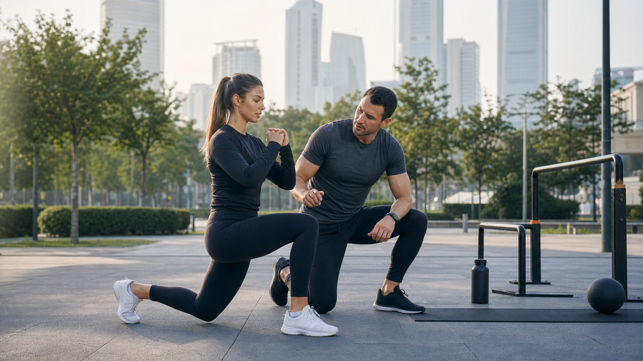 Outdoor Trainer Location Set, Park hero