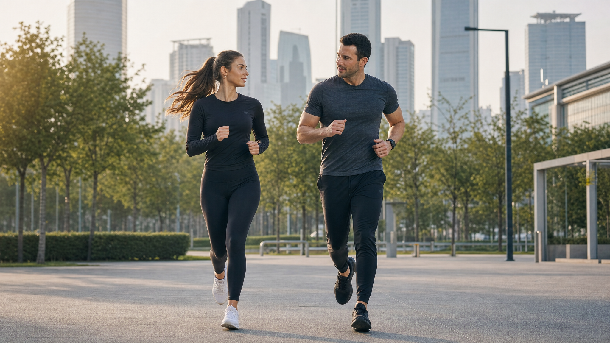 Outdoor Trainer Location Set, Running coach