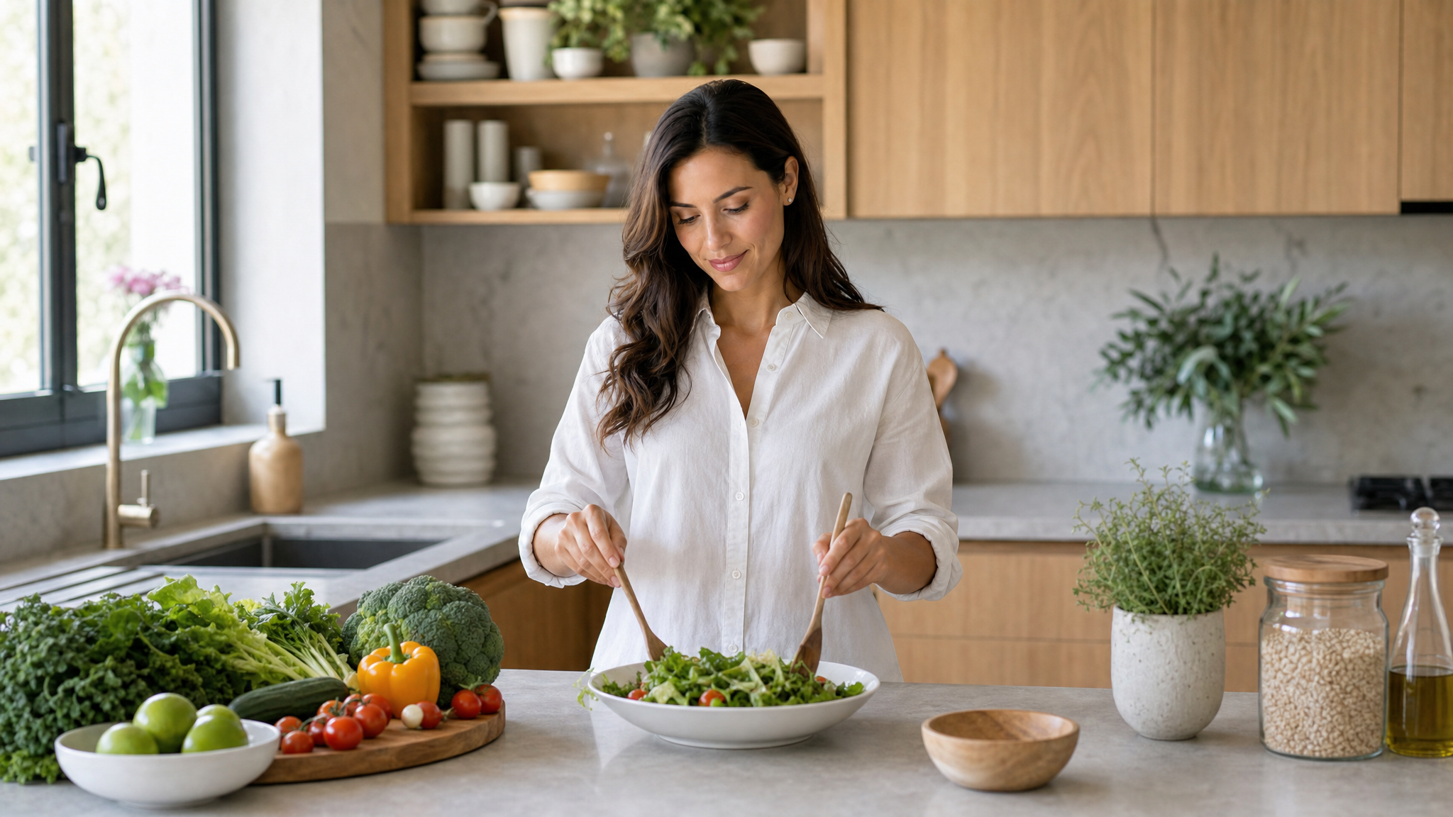 Nutrition Modern Kitchen Set, Ingredients counter