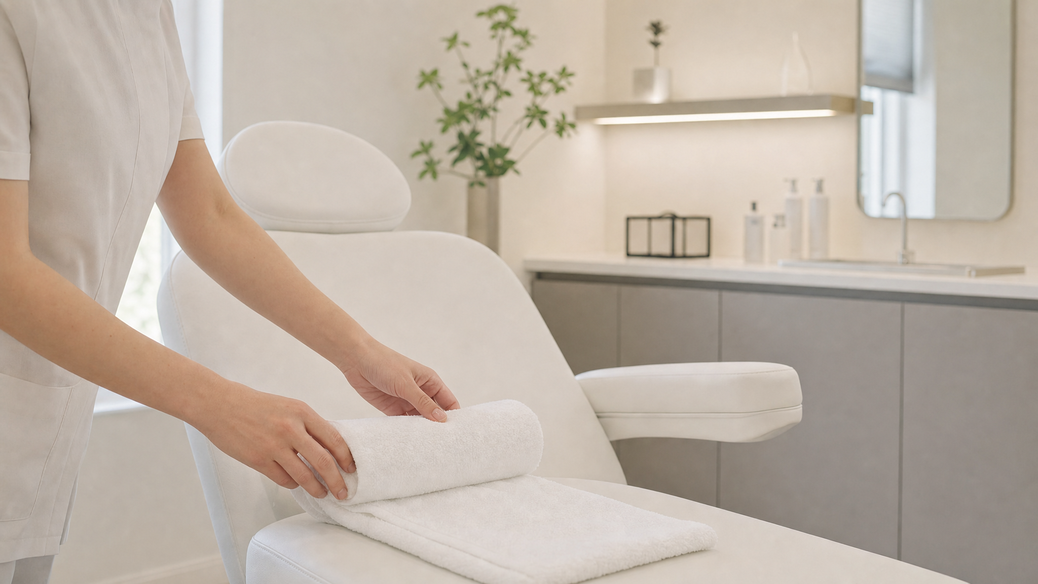Cosmetic Simple Studio Set, Room prep hands