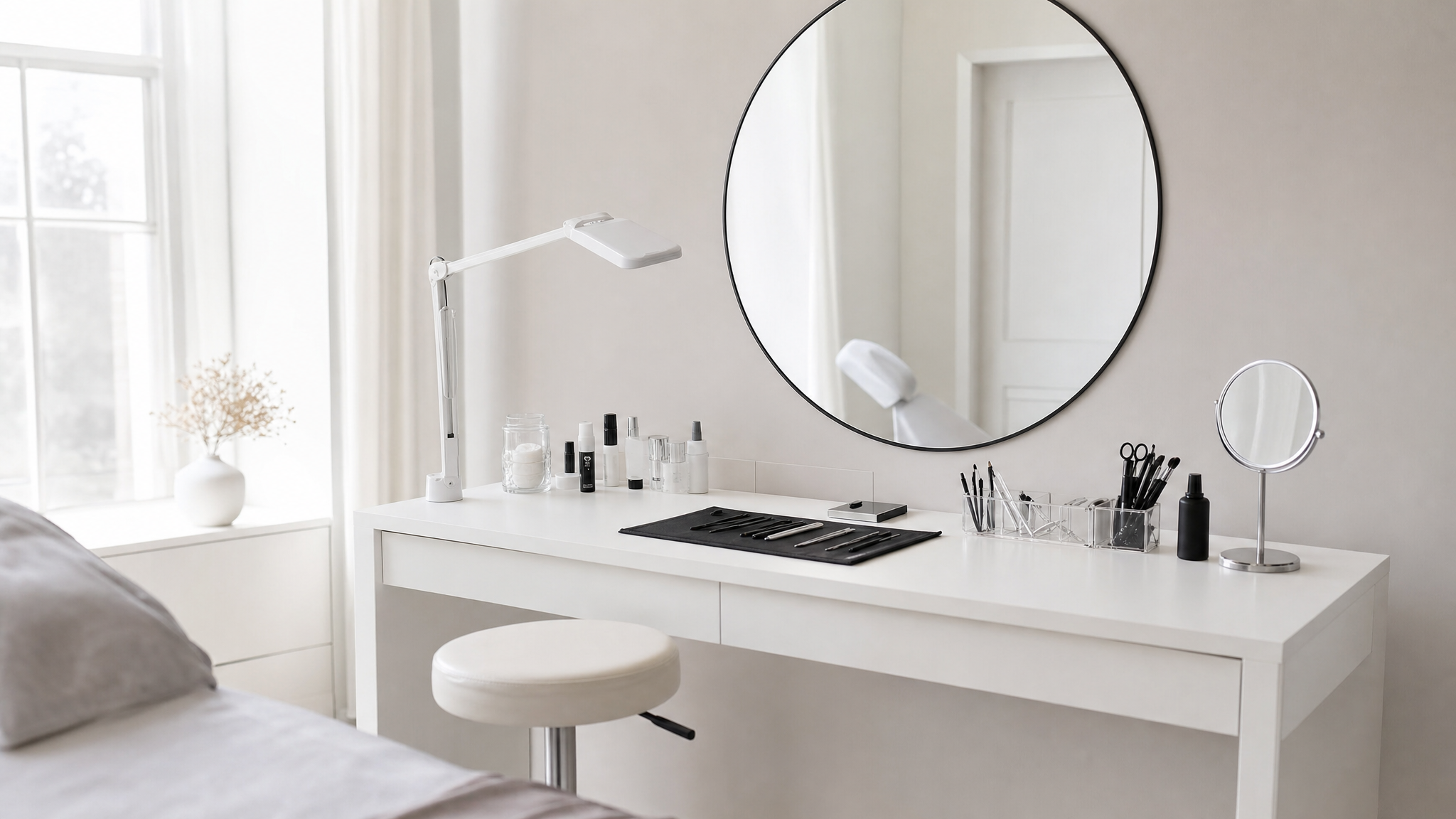 Brows and Lashes Minimal Set, Work table hero