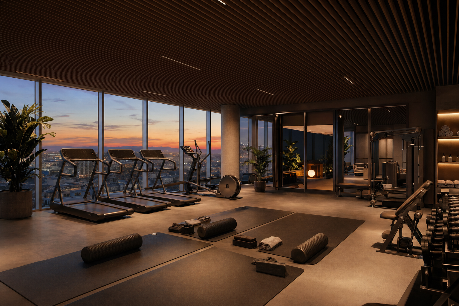 Studio at dusk, Fitness Studio backup photo number 16