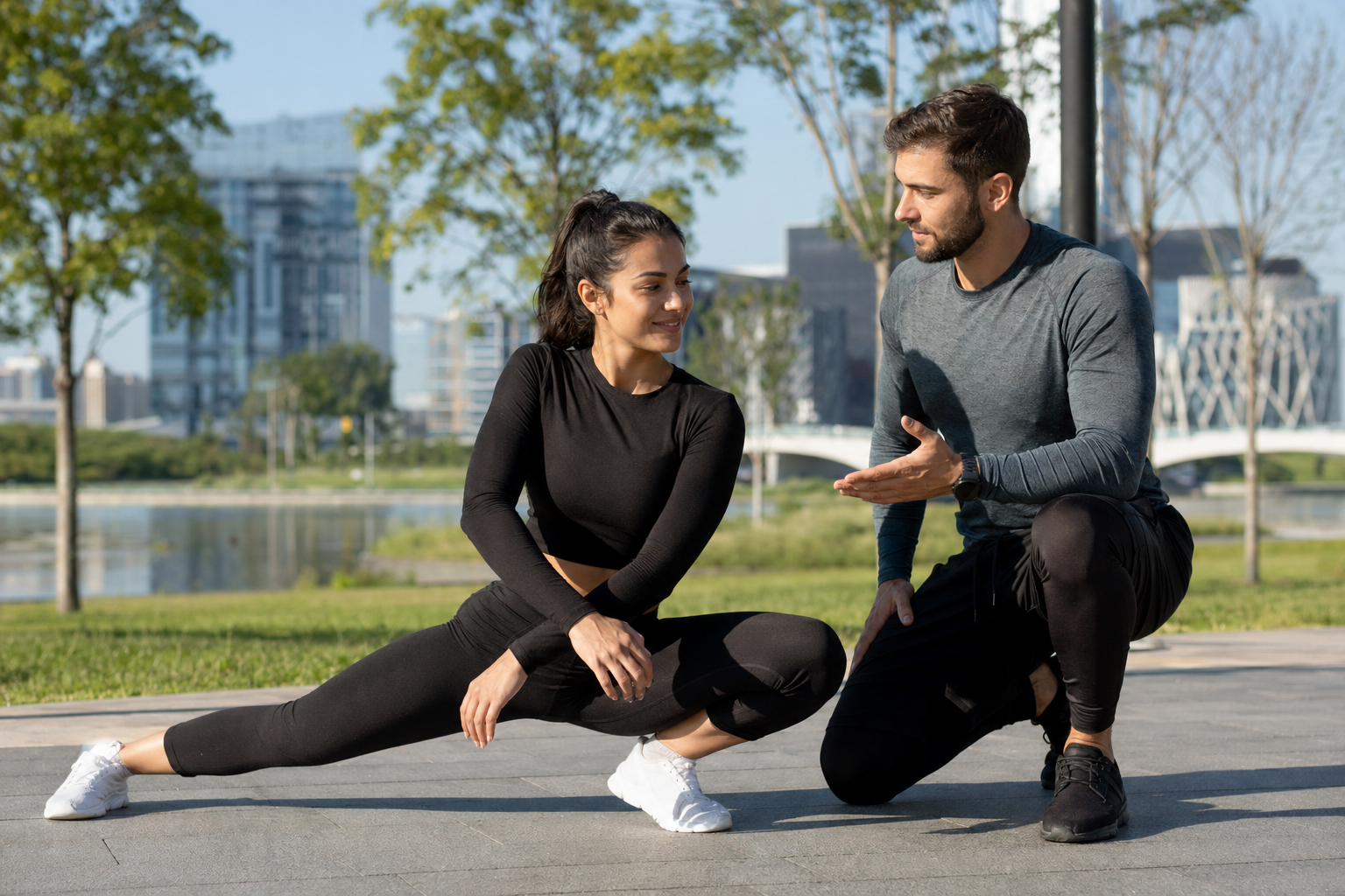 Outdoor stretch, Personal Training backup photo number 17